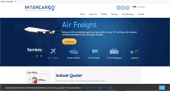 Desktop Screenshot of intercargo.com