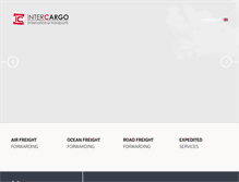 Tablet Screenshot of intercargo.fr