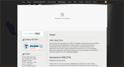 Desktop Screenshot of intercargo.ro