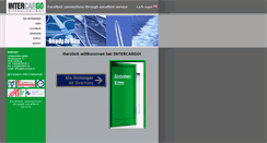 Desktop Screenshot of intercargo.at