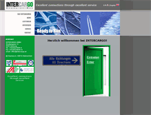 Tablet Screenshot of intercargo.at